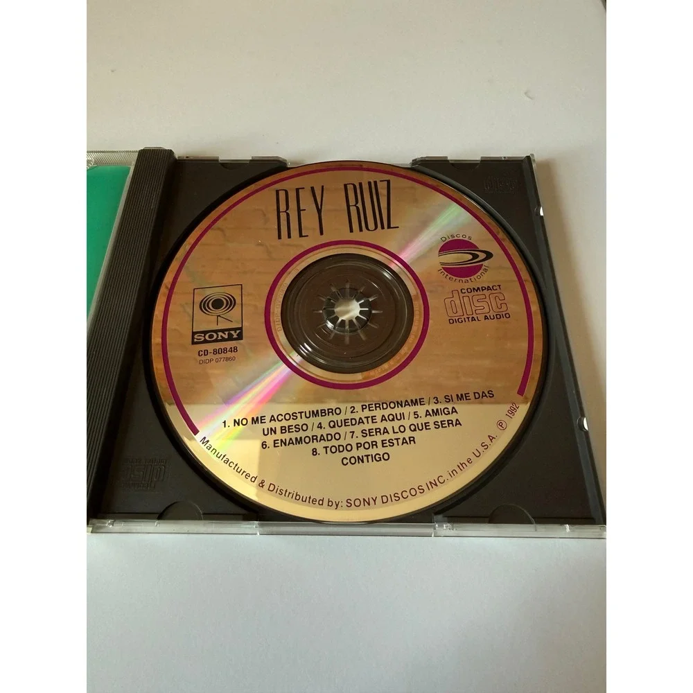 Rey Ruiz Self Titled CD 1992 Sony Discos Latin Salsa Romantica CD-80848